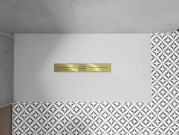 Mexen Toro masca pentru cadă de duș 100-120 cm, aurie - 43910050