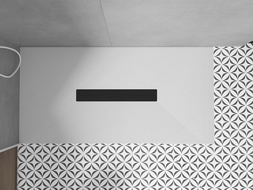 Mexen Toro zuhanytálca takaró 130-160 cm, fekete - 43920070