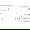 Mexen Dora cadă freestanding 170 x 75 cm, albă, deversare gun gray periat - 52071707500-66