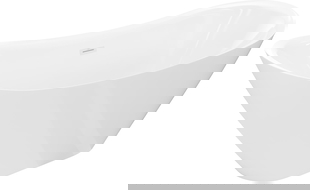 Mexen Lotos cadă de baie freestanding 140 x 75 cm, albă, preaplin alb - 52051407700-20
