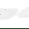 Mexen Lotos cadă de baie freestanding 140 x 75 cm, albă, preaplin auriu periat - 52051407700-55