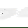 Mexen Lotos cadă de baie freestanding 160 x 75 cm, alb/negru, preaplin aur roz - 52051607775-60