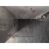 Cabină de duș cu uși batante Mexen Lunar Duo 105 x 105 cm, transparentă, cupru periat - 834-105L-105P-65-00
