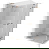 Mexen Lunar L Duo cabină de duș pivotantă 115 x 100 cm, transparent, aur roz - 834L-115L-100P-60-00