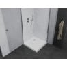 Mexen Pretoria Duo cabină de duș pivotantă 90 x 90 cm, transparent, crom + bazin plat - 852-090-090-01-02-4010