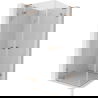 Mexen Lunar L Duo cabină de duș cu balamale 85 x 85 cm, transparent, cupru periat - 834L-085L-085P-65-00