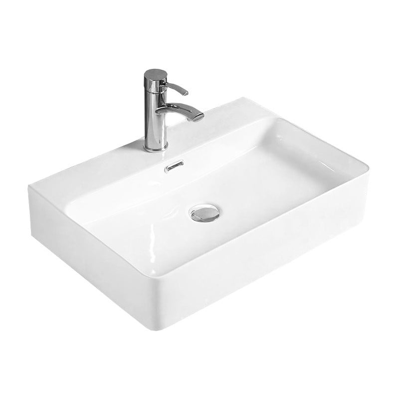 Mexen Lara lavoar pe blat 60 x 42 cm, alb - 21166000