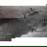 Mexen Lunar Duo cabină de duș pivotantă 110 x 70 cm, transparent, gri armă periat - 834-110L-070P-66-00