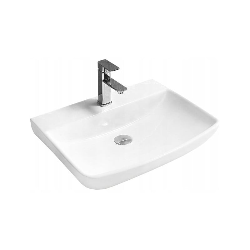 Mexen Lili pultra szerelhető mosdó 60 x 47 cm, fehér - 21136000
