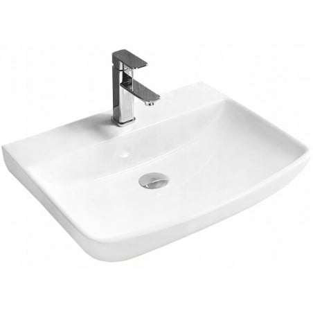 Mexen Lili pultra szerelhető mosdó 60 x 47 cm, fehér - 21136000