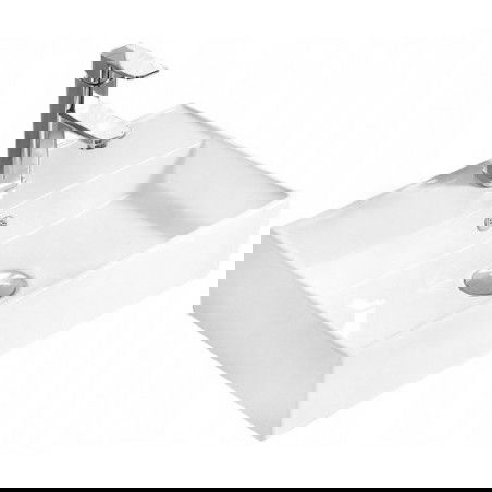 Mexen Blanca chiuvetă pe blat 50 x 35 cm, Albă - 21105000