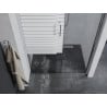 Mexen Apia 120 cm-es tolóajtós zuhanyajtó, csíkos, króm - 845-120-000-01-20