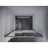 Mexen Apia 120 cm-es tolóajtós zuhanyajtó, csíkos, króm - 845-120-000-01-20