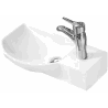 Mexen Hugo chiuvetă de blat stânga 45 x 24 cm, albă - 21254500L