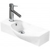Mexen Hugo lavoar de blat dreapta 50 x 23 cm, alb - 21255000R
