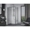 Mexen Apia cabină de duș extensibilă 100 x 80 cm, transparent, Crom - 840-100-080-01-00