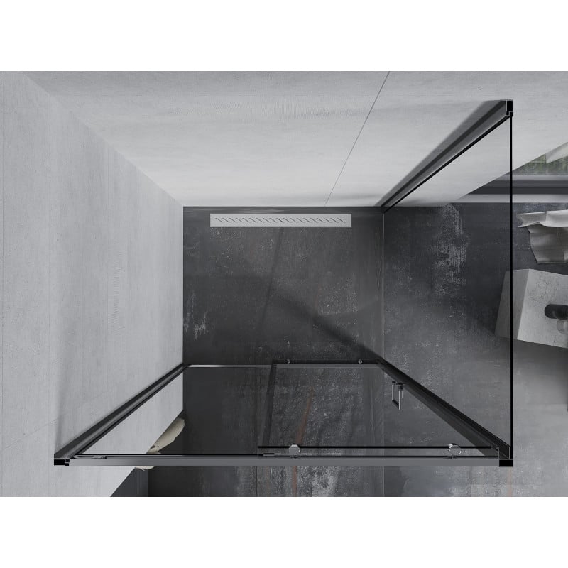 Mexen Apia cabina de duș glisantă 105 x 70 cm, transparentă, crom - 840-105-070-01-00