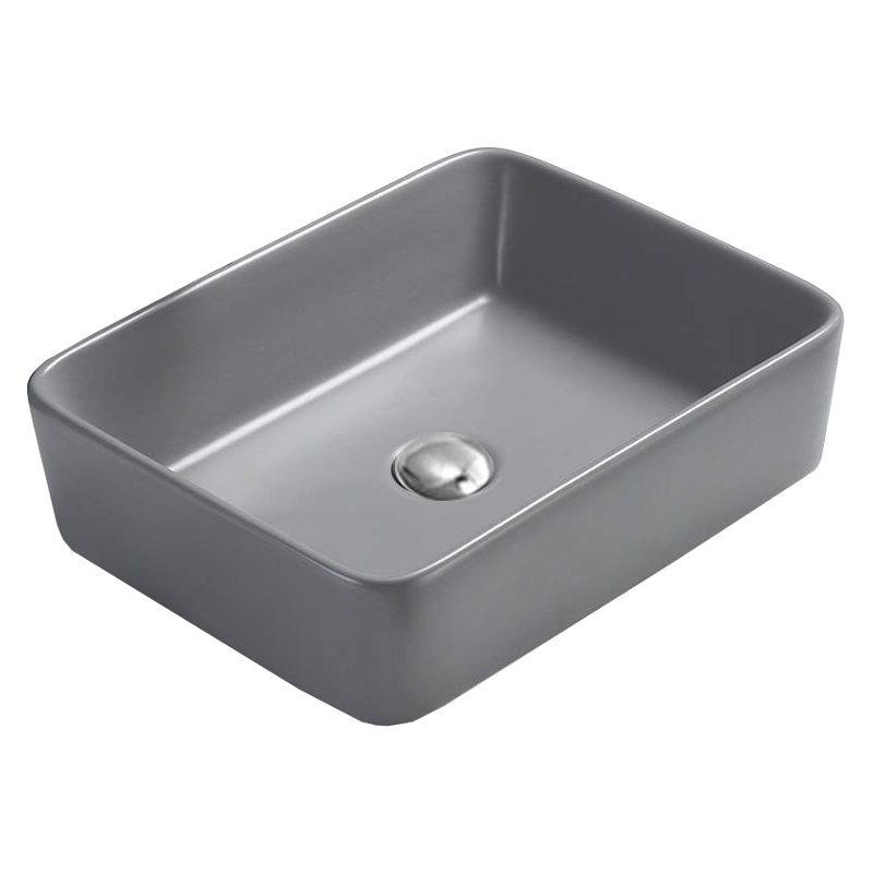 Mexen Catia chiuvetă de baie pe blat 48 x 37 cm, gri deschis mat - 21314861