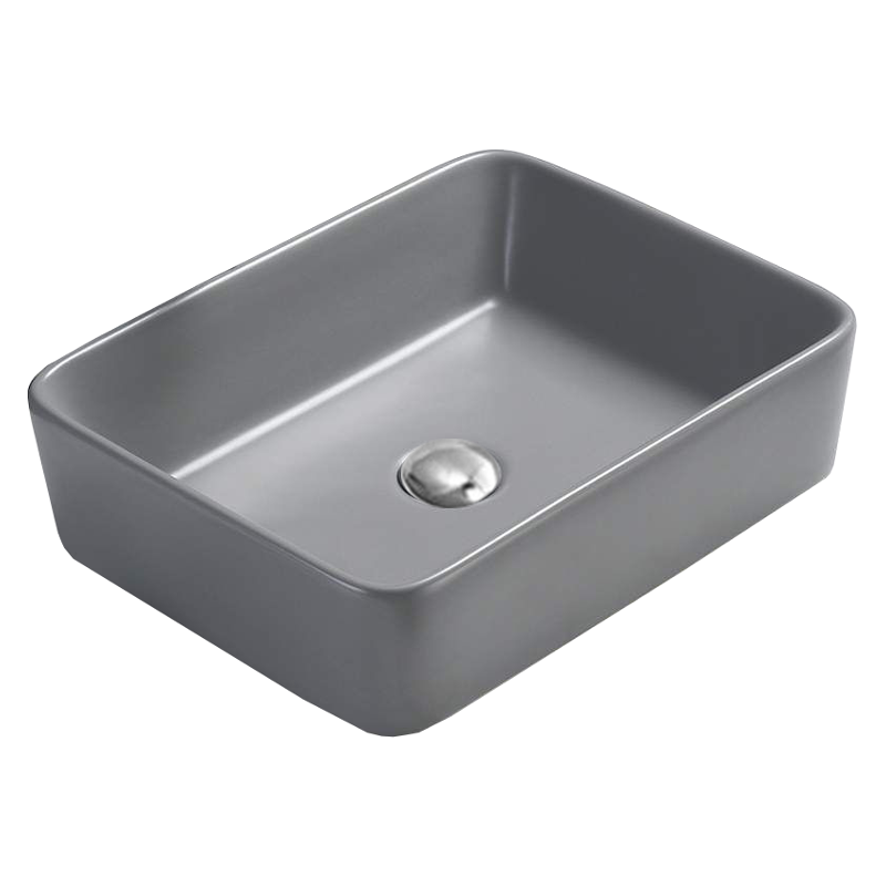 Mexen Catia chiuvetă de blat 48 x 37 cm, gri deschis mat - 21314861