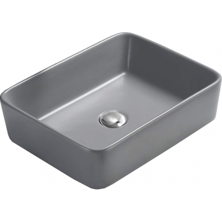 Mexen Catia chiuvetă de blat 48 x 37 cm, gri deschis mat - 21314861