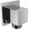 Mexen Cube sarok csatlakozó, Króm - 79340-00