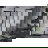 Mexen Apia cabină de duș extensibilă 115 x 100 cm, transparent, Neagră - 840-115-100-70-00