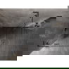 Cabină de duș Mexen Lunar L Duo cu deschidere 110 x 110 cm, transparent, gri armă periat - 834L-110L-110P-66-00