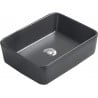 Mexen Catia lavoar pe blat 48 x 37 cm, gri închis mat - 21314871