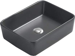 Mexen Catia 48 x 37 cm-es munkalapra szerelhető mosdó, sötétszürke matt - 21314871