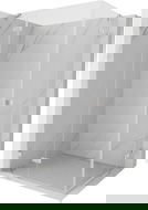 Mexen Lunar Duo nyitható zuhanykabin, balos, 115 x 95 cm, átlátszó, selyemfényű nikkel - 834-115L-095P-97-00