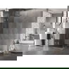 Mexen Lunar L zuhanykabin balra nyíló 80 x 80 cm, átlátszó, króm - 834L-080-080-01-00-L