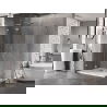 Mexen Lunar L zuhanykabin balra nyíló 85 x 80 cm, áttetsző, króm - 834L-085-080-01-00-L