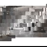 Mexen Lunar L zuhanykabin balra nyíló 85 x 80 cm, áttetsző, króm - 834L-085-080-01-00-L