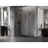 Mexen Lunar L Duo zuhanykabin nyitható 120 x 120 cm, átlátszó, gun gray kefélt - 834L-120L-120P-66-00