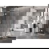 Mexen Lunar L cabină de duș stânga 70 x 70 cm, transparent, alb - 834L-070-070-20-00-L