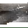 Mexen Lunar cabină de duș cu deschidere stânga 80 x 70 cm, transparentă, albă - 834-080-070-20-00-L
