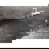 Mexen Lunar L cabină de duș cu deschidere pe stânga 85 x 80 cm, transparentă, albă - 834L-085-080-20-00-L
