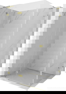 Mexen Lunar L cabină de duș batantă stânga 80 x 70 cm, transparent, aurie - 834L-080-070-50-00-L