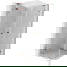 Mexen Lunar L cabină de duș cu deschidere spre stânga 90 x 90 cm, transparent, aur roz - 834L-090-090-60-00-L