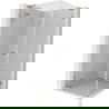 Mexen Lunar L cabină de duș pivotantă stânga 80 x 80 cm, transparent, cupru periat - 834L-080-080-65-00-L