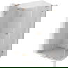 Mexen Lunar L cabină de duș cu uși glisante pe partea stângă 90 x 80 cm, transparentă, cupru periat - 834L-090-080-65-00-L