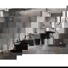 Mexen Lunar L cabină de duș pivotantă stânga 100 x 90 cm, transparent, cupru periat - 834L-100-090-65-00-L