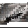 Mexen Lunar L cabină de duș cu deschidere stânga 100 x 100 cm, transparent, cupru periat - 834L-100-100-65-00-L