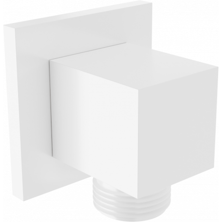Mexen Cube racord unghiular, alb - 79340-20