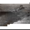 Mexen Lunar L balra nyíló zuhanykabin 95 x 70 cm, átlátszó, szálcsiszolt gun gray - 834L-095-070-66-00-L