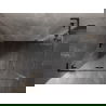 Mexen Lunar L kád zuhanykabin, balra nyíló ajtó, 85 x 80 cm, átlátszó, fekete - 834L-085-080-70-00-L