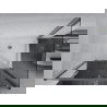 Mexen Apia cabină de duș extensibilă 140 x 90 cm, transparent, Crom + cadă de duș Flat - 840-140-090-01-00-4010