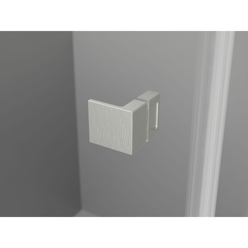 Mexen Lunar L cabină de duș combinată stânga 95 x 70 cm, transparent, nichel periat - 834L-095-070-97-00-L