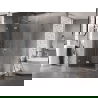 Mexen Lunar L balosfülke balra nyitható 85 x 80 cm, átlátszó, csiszolt nikkel - 834L-085-080-97-00-L