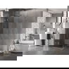 Mexen Lunar L cabină de duș pivotantă stânga 90 x 90 cm, transparent, nichel periat - 834L-090-090-97-00-L